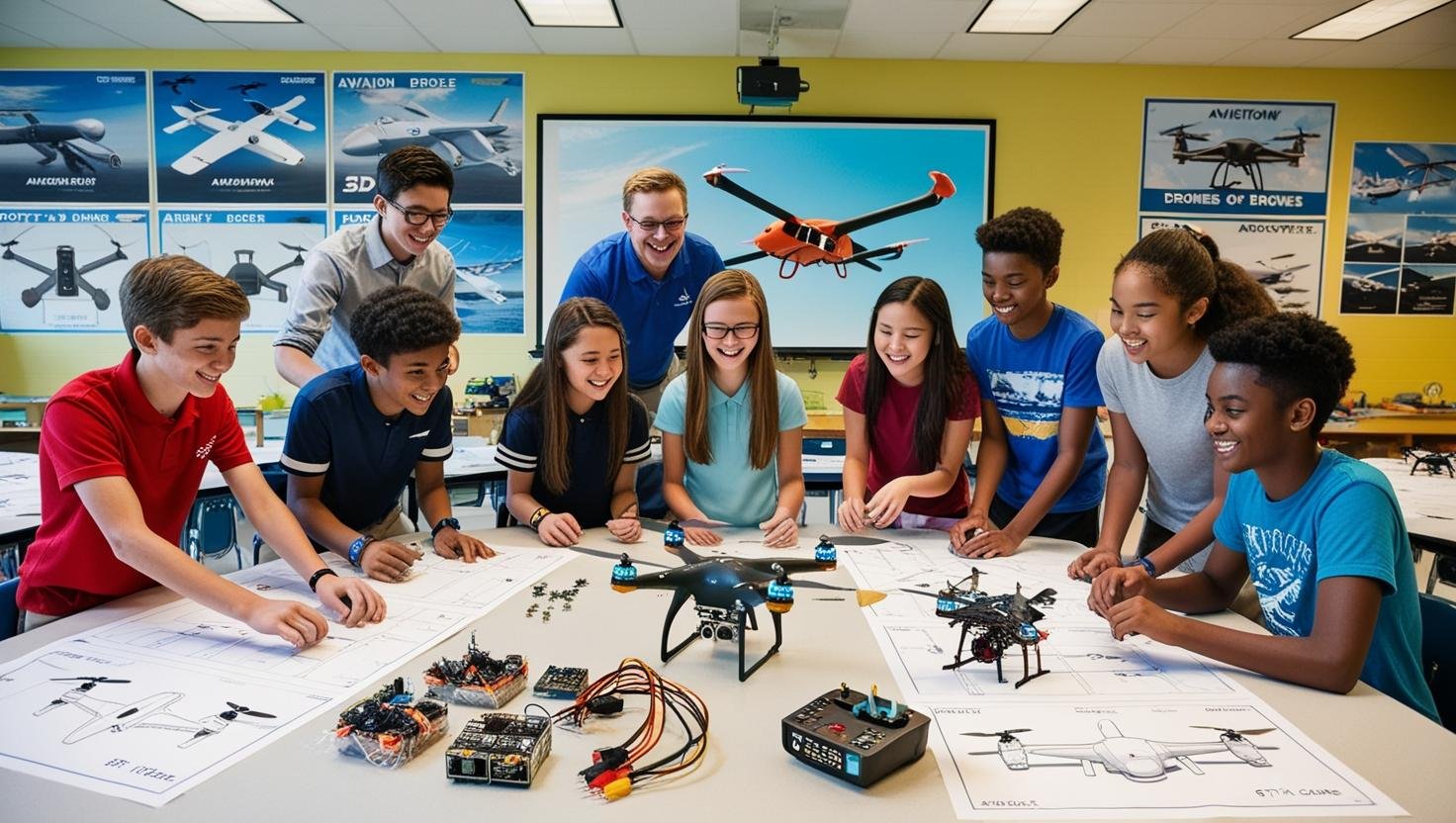Advanced drone and aerospace training